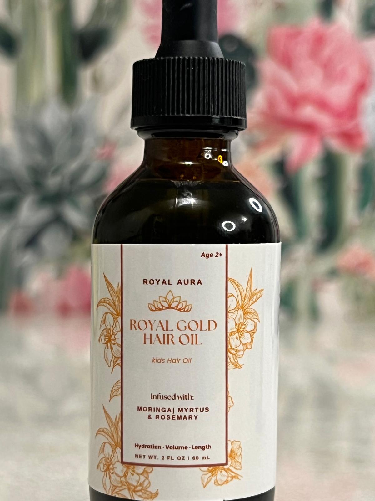 Royal Gold Hair Oil (2 oz) - Hydration · Volume · Length